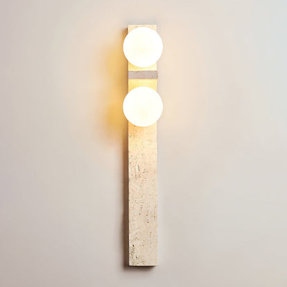 Anemone Travertine Wall Sconce