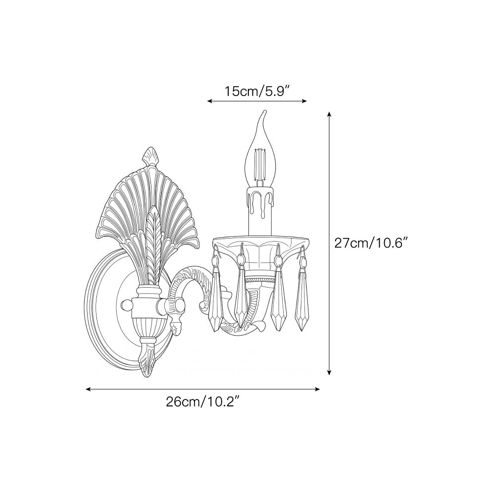 Vionyn Brass Wall Sconce