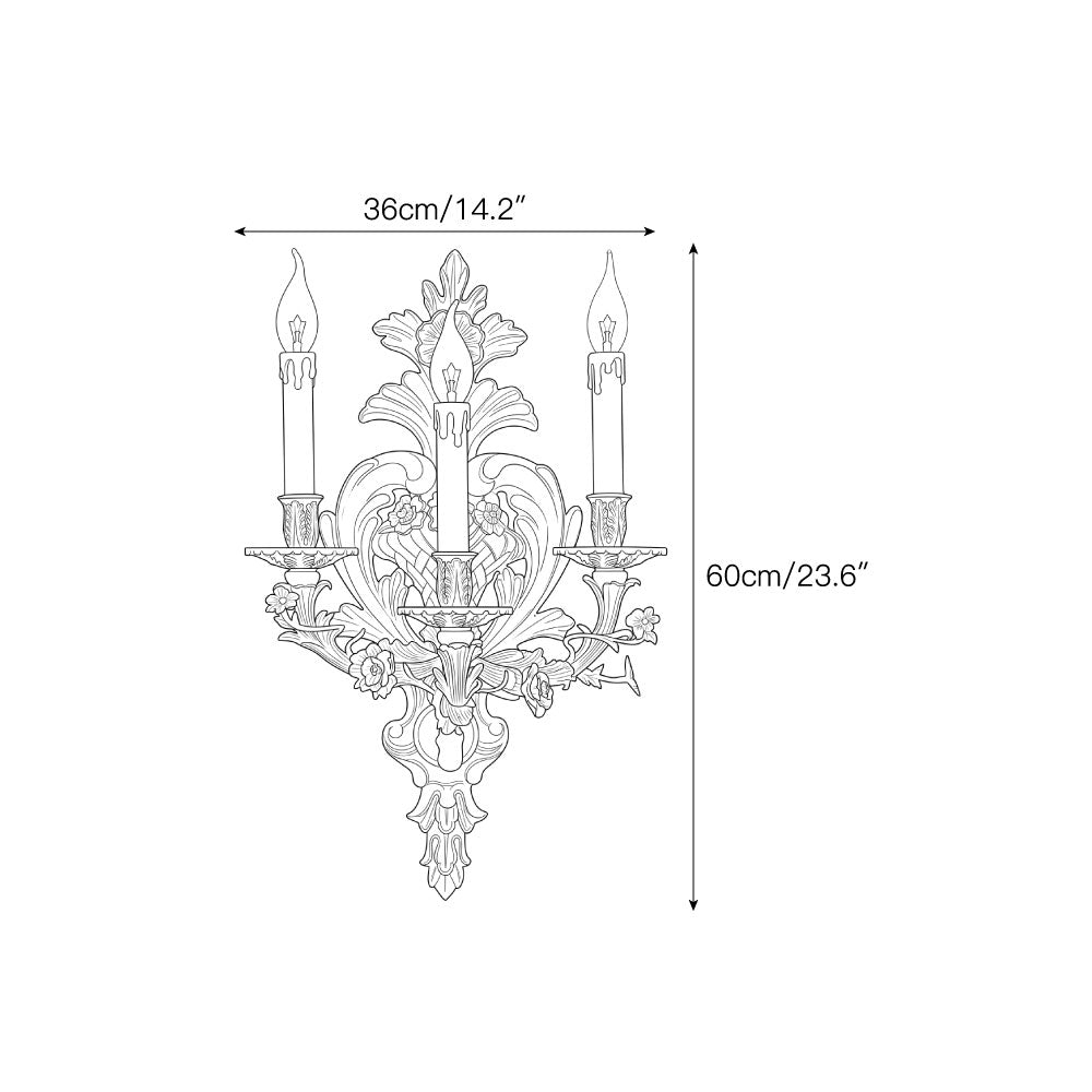 Sigtuna Baroque Wall Sconce