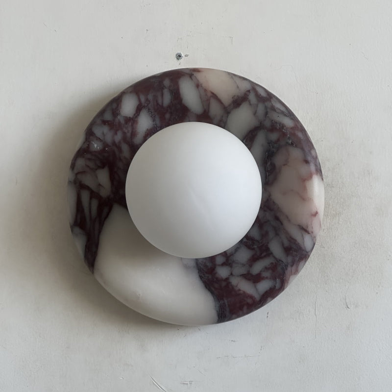 Solene Purple Marble Wall Sconce