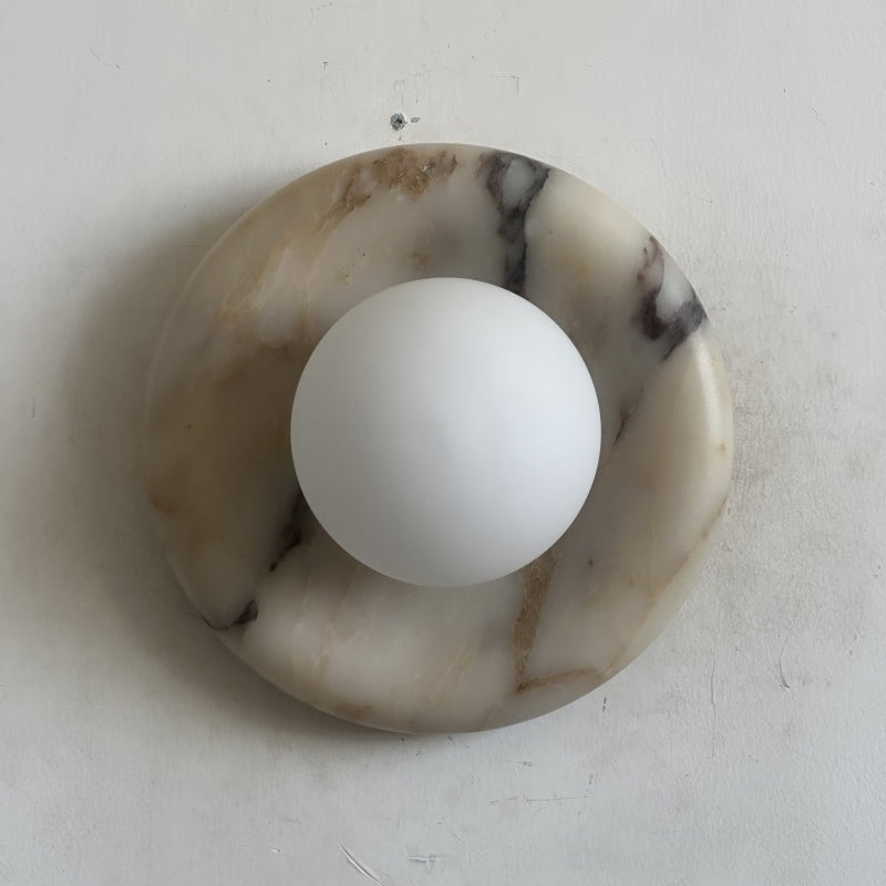Solene Purple Marble Wall Sconce