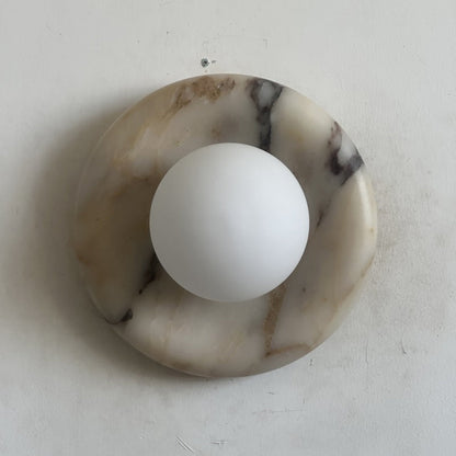 Solene Purple Marble Wall Sconce