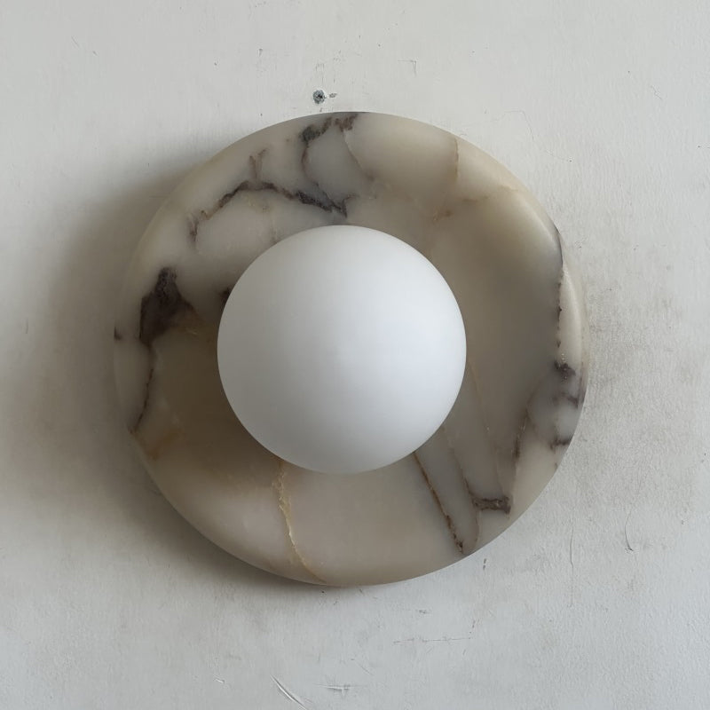 Solene Purple Marble Wall Sconce