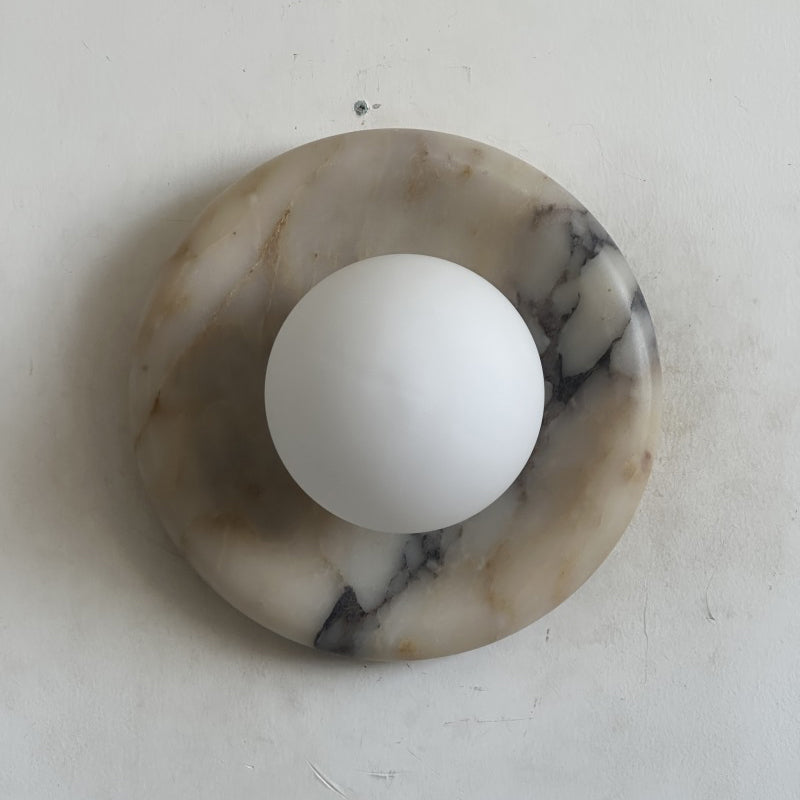 Solene Purple Marble Wall Sconce