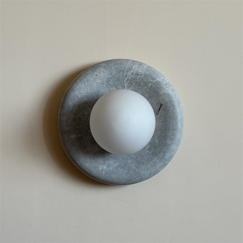 Solene Grey Marble Wall Sconce