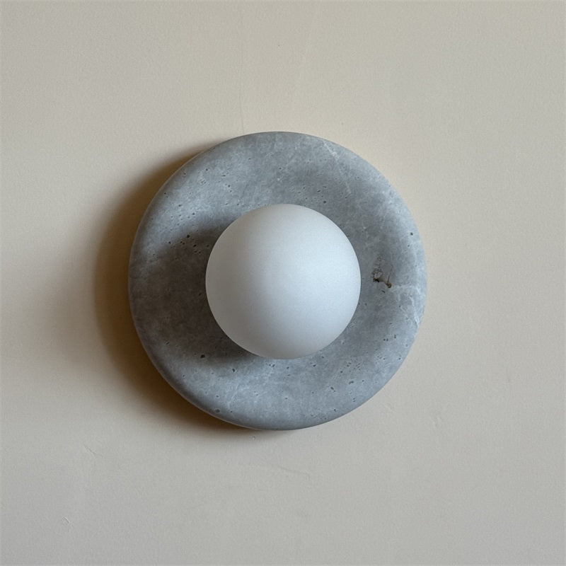 Solene Grey Marble Wall Sconce