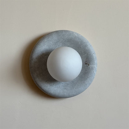 Solene Grey Marble Wall Sconce