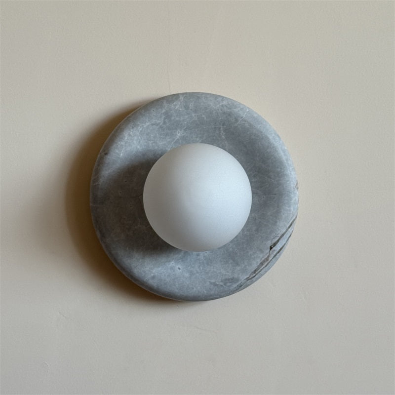 Solene Grey Marble Wall Sconce