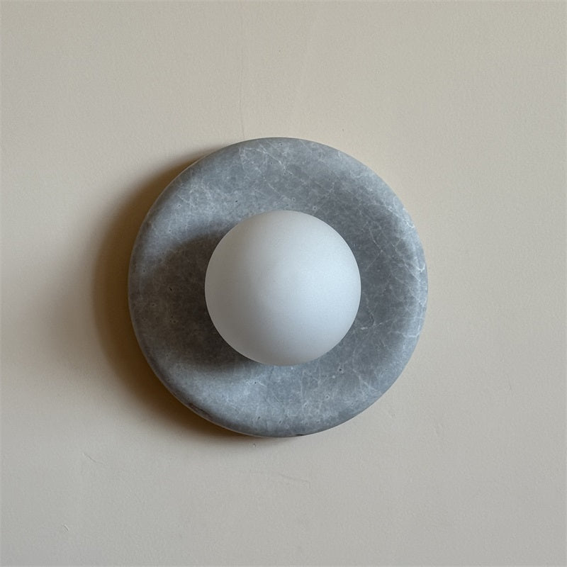 Solene Grey Marble Wall Sconce