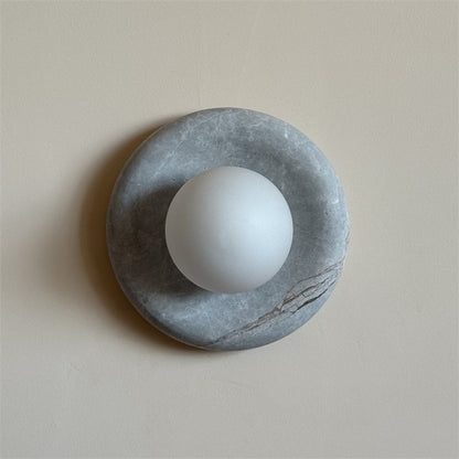 Solene Grey Marble Wall Sconce