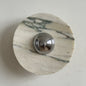 Isolde Round Marble Sconce