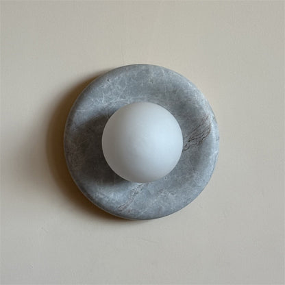 Solene Grey Marble Wall Sconce
