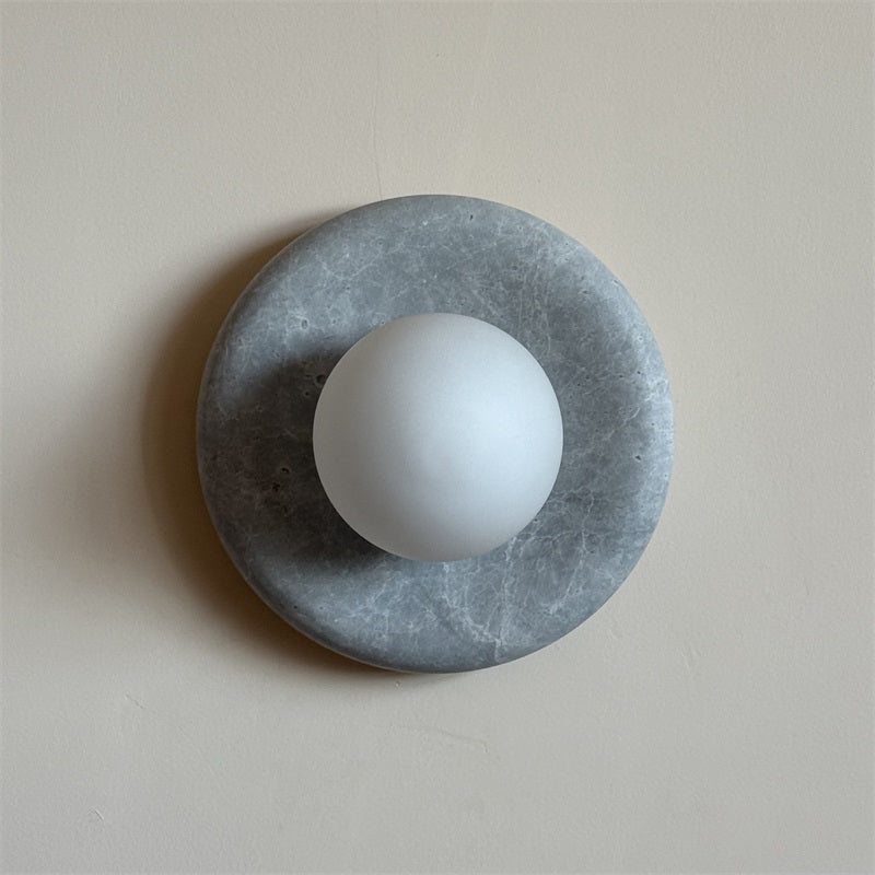 Solene Grey Marble Wall Sconce