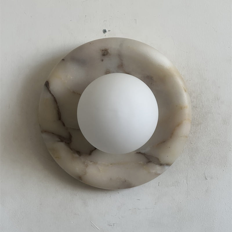 Solene Purple Marble Wall Sconce