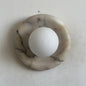 Solene Purple Marble Wall Sconce