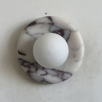 Solene Purple Marble Wall Sconce