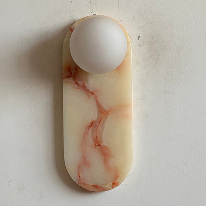 Marisol Cyan Onyx Wall Sconce