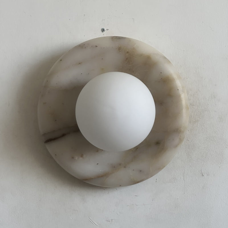 Solene Purple Marble Wall Sconce