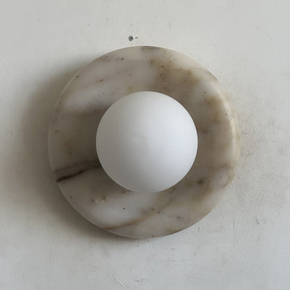 Solene Purple Marble Wall Sconce