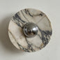 Isolde Round Marble Sconce