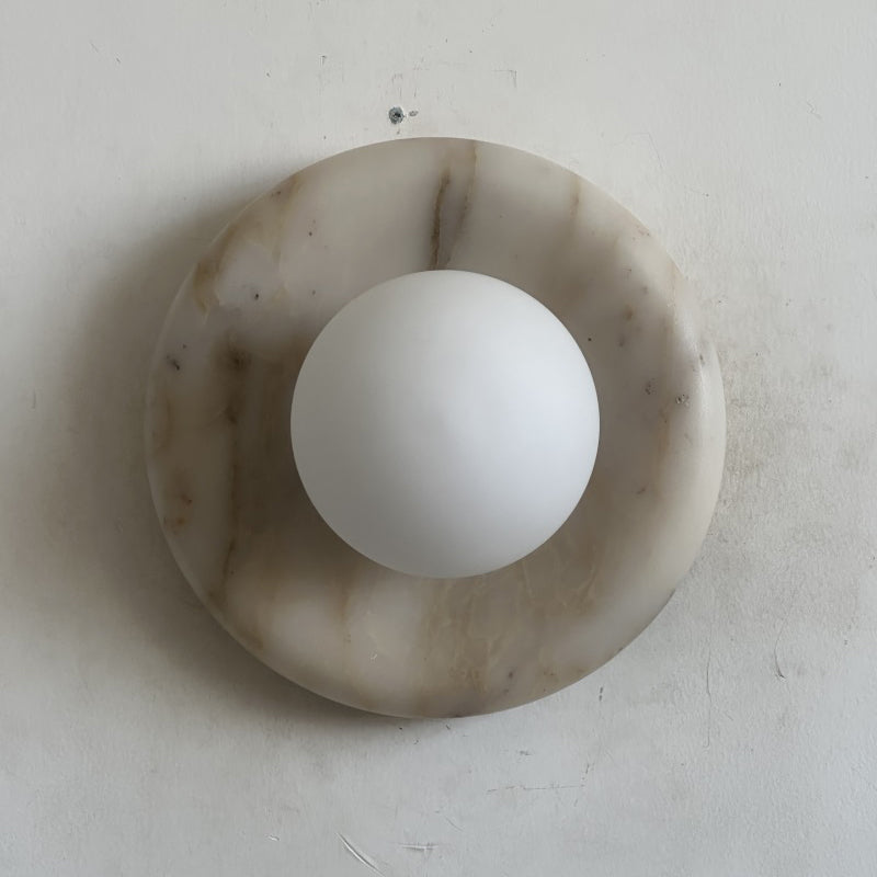 Solene Purple Marble Wall Sconce