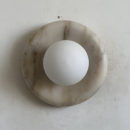 Solene Purple Marble Wall Sconce