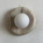 Solene Purple Marble Wall Sconce