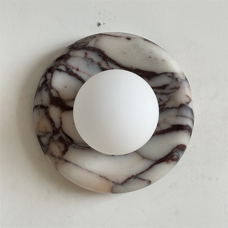 Solene Purple Marble Wall Sconce