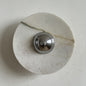 Isolde Round Marble Sconce