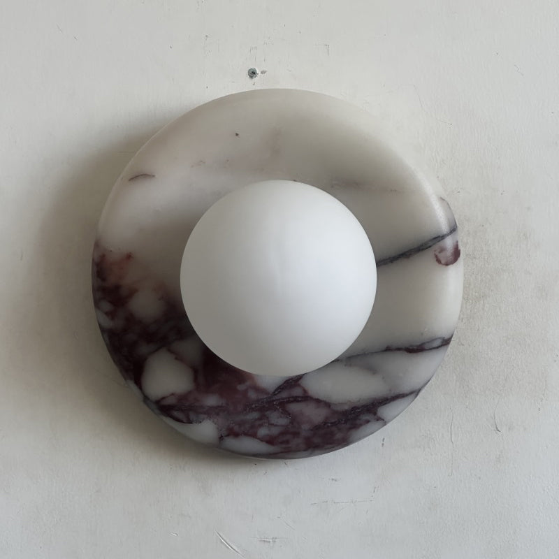 Solene Purple Marble Wall Sconce