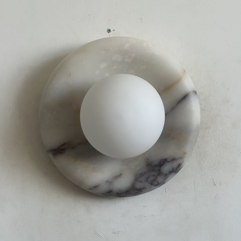 Solene Purple Marble Wall Sconce