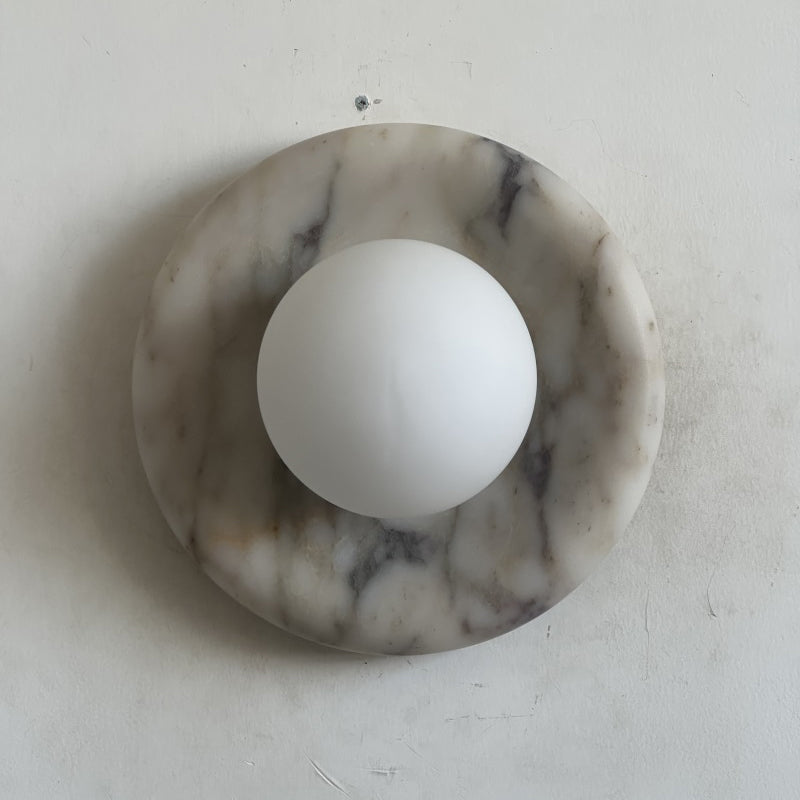 Solene Purple Marble Wall Sconce
