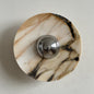 Isolde Round Marble Sconce
