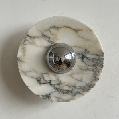 Isolde Round Marble Sconce