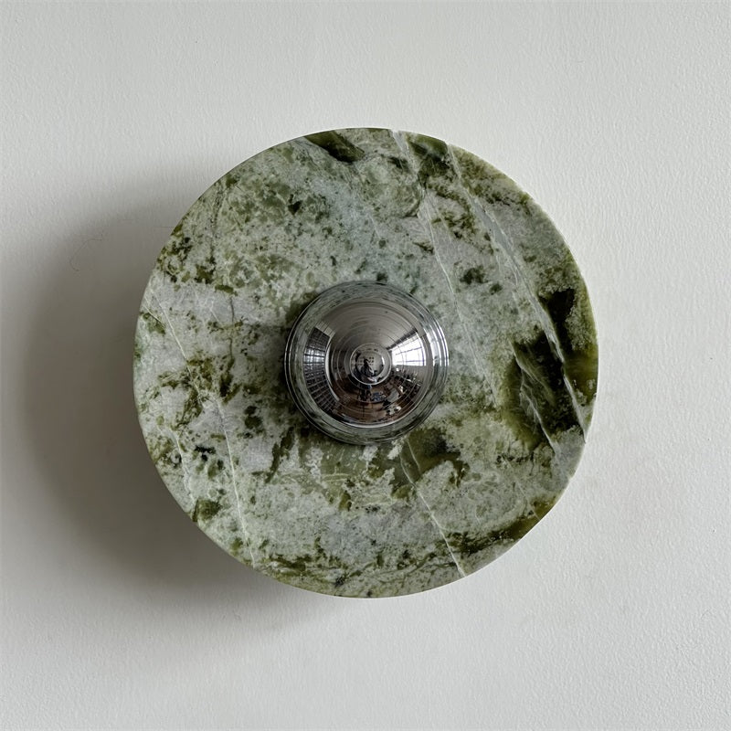 Green Calacatta Marble Sconce