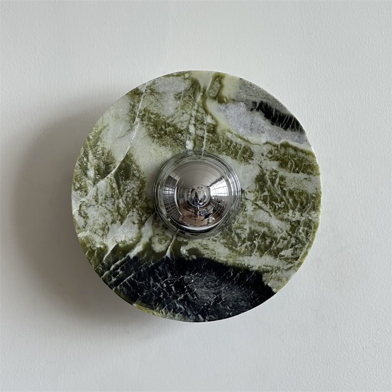 Green Calacatta Marble Sconce