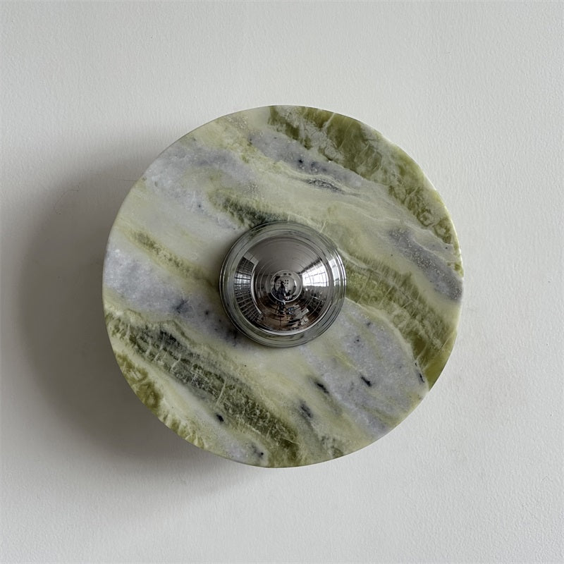 Green Calacatta Marble Sconce