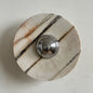 Isolde Round Marble Sconce