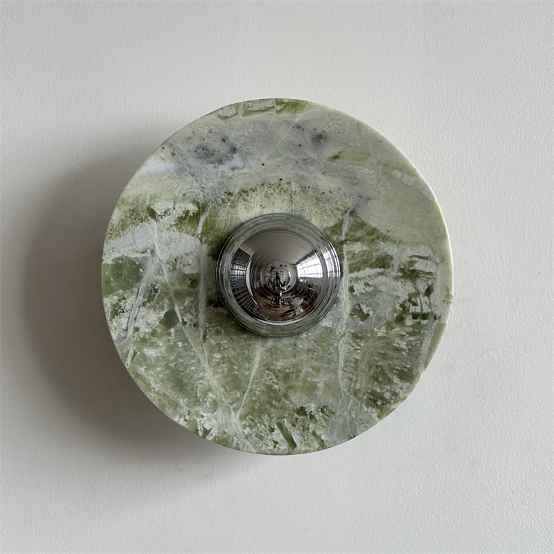 Green Calacatta Marble Sconce