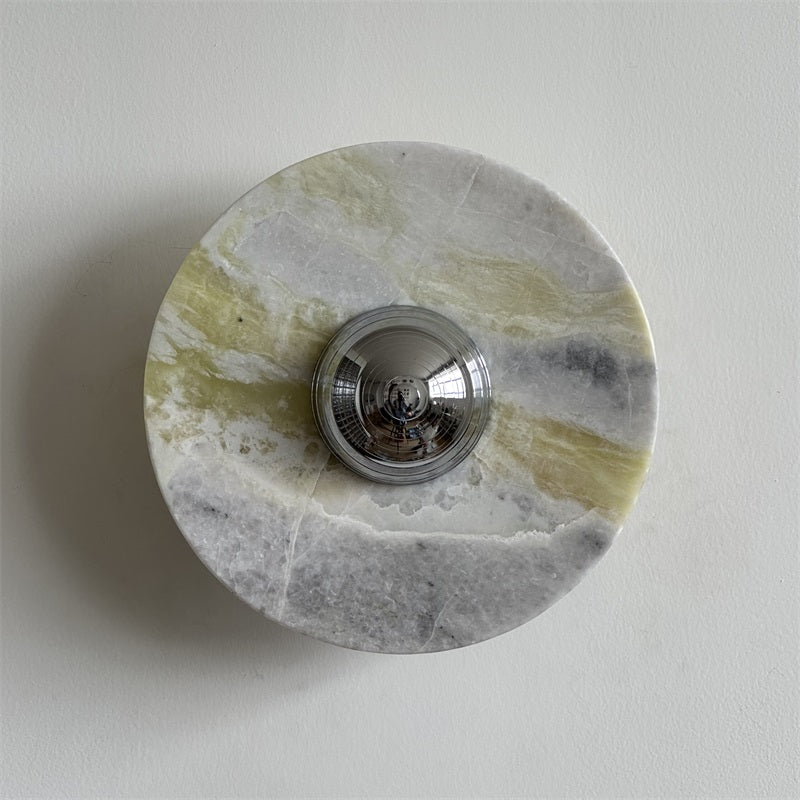 Green Calacatta Marble Sconce