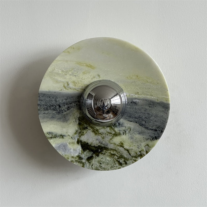 Green Calacatta Marble Sconce