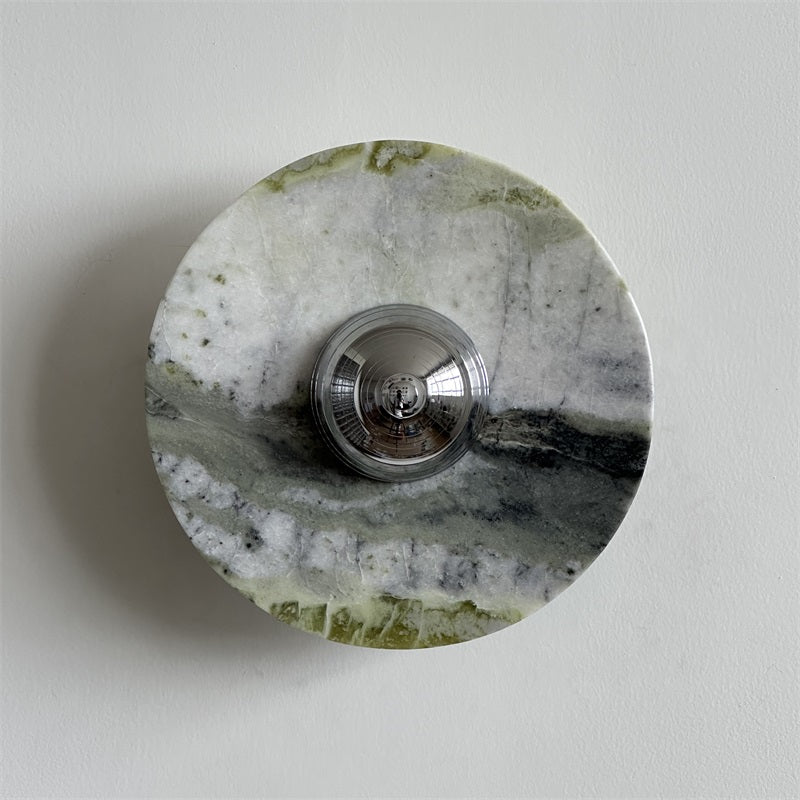 Green Calacatta Marble Sconce