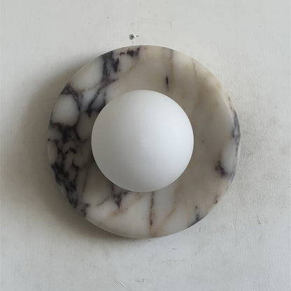 Solene Purple Marble Wall Sconce