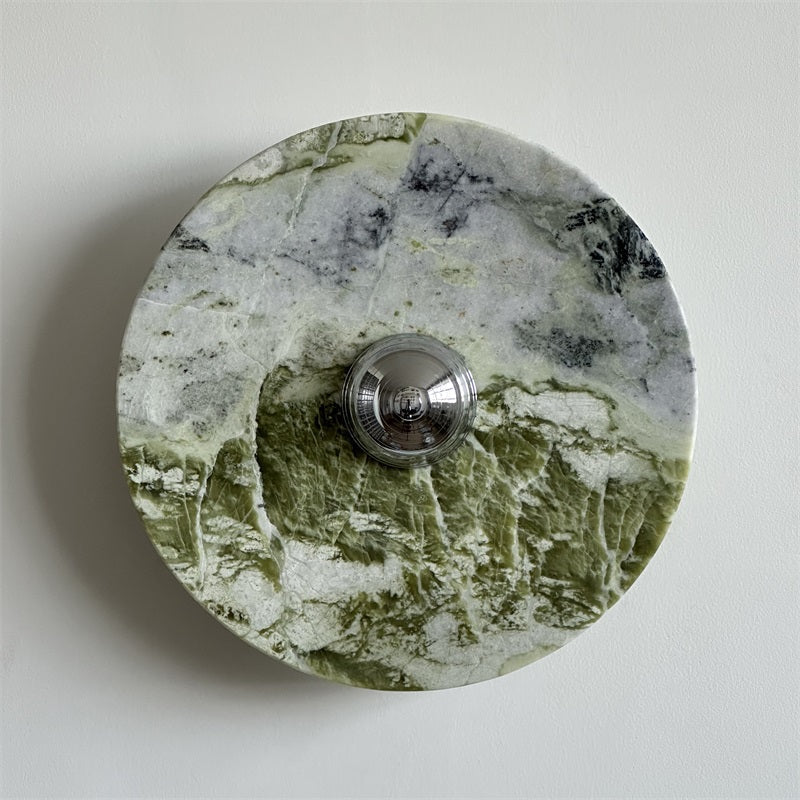 Green Calacatta Marble Sconce