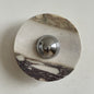 Isolde Round Marble Sconce