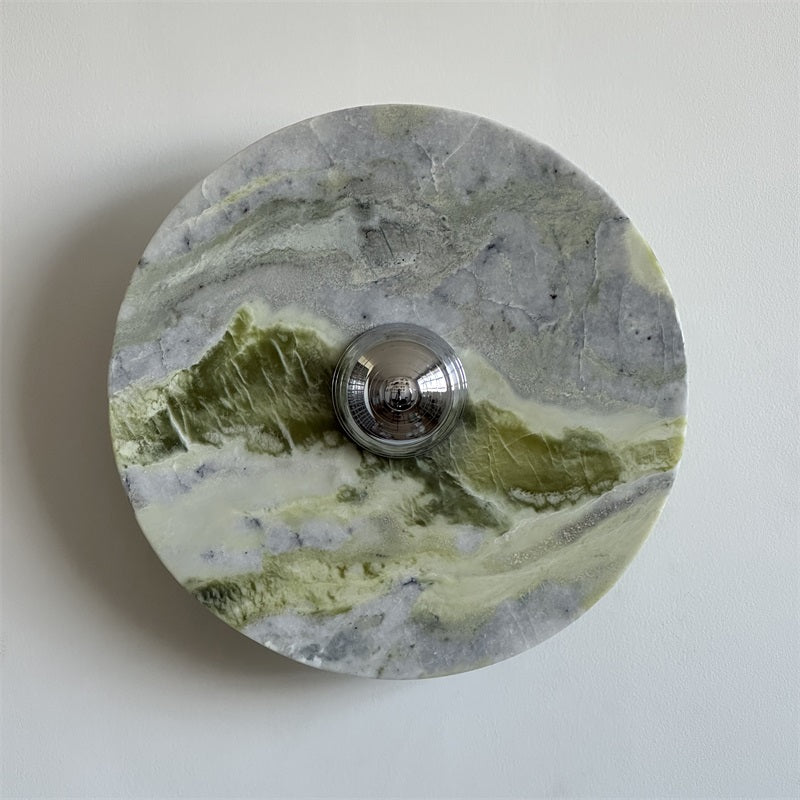 Green Calacatta Marble Sconce
