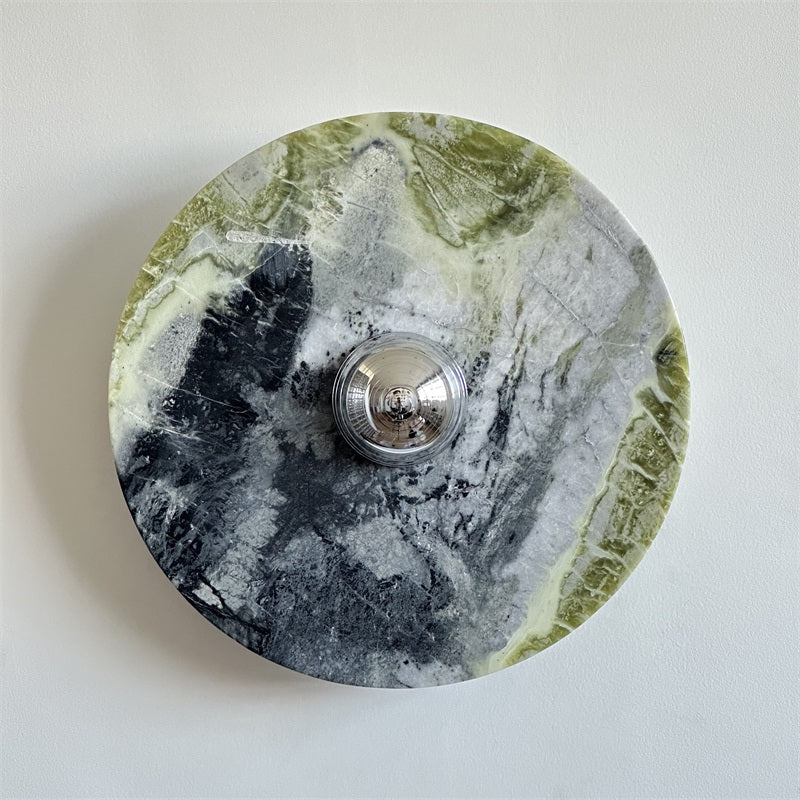 Green Calacatta Marble Sconce
