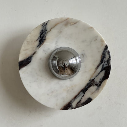Isolde Round Marble Sconce