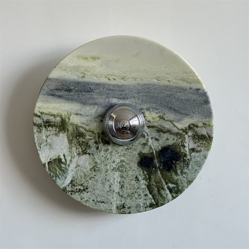 Green Calacatta Marble Sconce