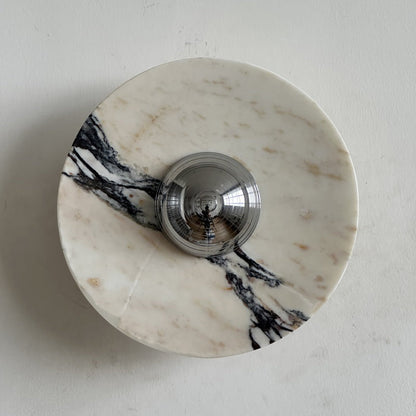 Isolde Round Marble Sconce